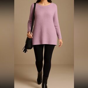 - In Every Story - 100% cotton - Lilac Sweater
